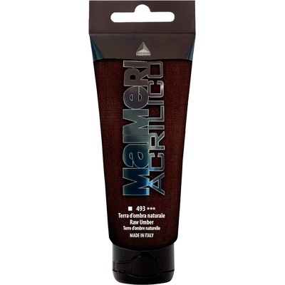 Maimeri Acrilico АКРИЛНА боя Raw Umber 493 200 ml 1 бр (M0924493)