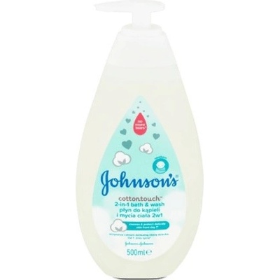 Johnsons Baby Cotton Touch 2v1 detský umývací gél 500 ml