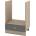 ИРИМ Долен кухненски шкаф за вградена фурна Сити МФ-Цимент мат-06-36 60 см