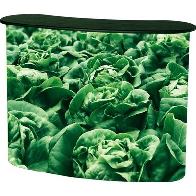 Jansen Display Counter Magnetic Table Top Black, 1255 x 971 mm