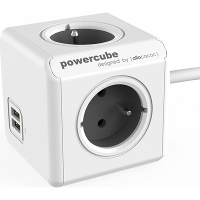 Cubenest PowerCube Extended USB 1,5m Gray 2402GY/FREUPC