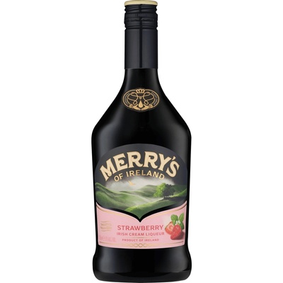 Merrys Strawberry Cream 17% 0,7 l (holá láhev)