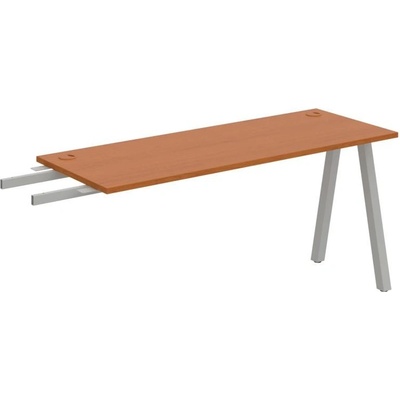 OFFICE PRO s.r.o. HOBIS prídavný stôl do uhla - UE A 1600 RU, hĺbka 60 cm, čerešňa