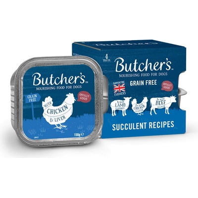 Butcher's Dog Original hovädzie kura jehně 4 x 150 g