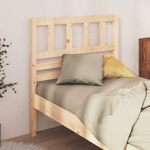 vidaXL Горна табла за легло, 96x4x100 см, бор масив (814124)