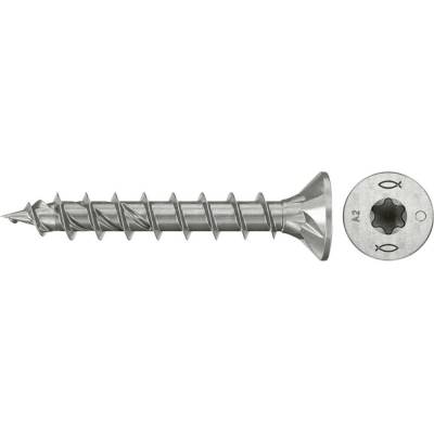 Fischer 574068 skrutky do drevotriesky 5 mm 30 mm TX Nerezová oceľ 200 ks