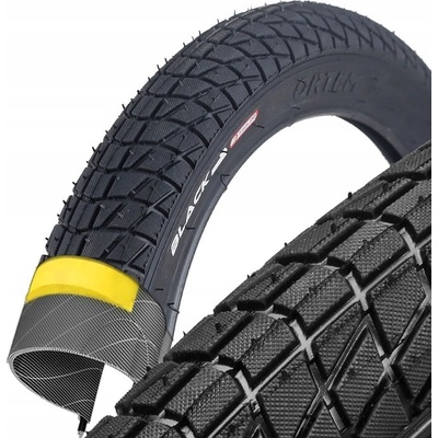 Black 16x2,0 pneumatika 50-305 s ochranou proti prepichnutiu BMX skladacia 16" 2,00