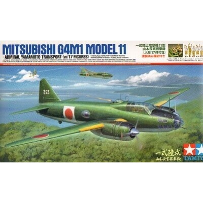 Tamiya 61110 G4M1 Betty Yamamoto w/17 figures 1:48