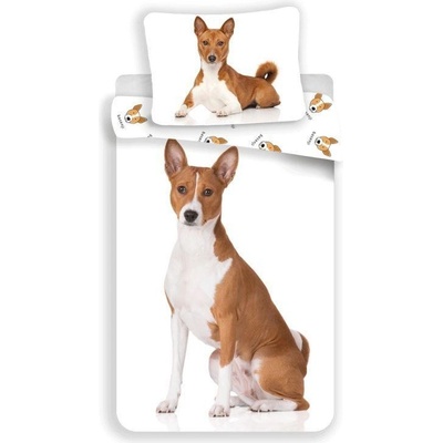 Jerry Fabrics Obliečky Basenji 140x200 70x80