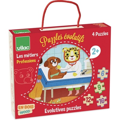 Vilac puzzle Povolania 4v1