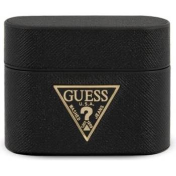 GUESS Защитен калъф Guess Saffiano Collection Hard Case за Apple Airpods Pro, черен (GUACAPVSATMLBK)