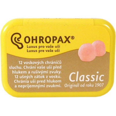 Chránič sluchu Ohropax Classic 12ks