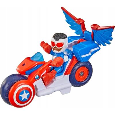 Marvel Iron Man Skvělí přátelé Kapitán Amerika motorka Super Bike Hasbro