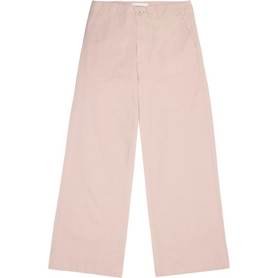 KnowledgeCotton Apparel Дамски ежедневен панталон KnowledgeCotton Apparel Women's Posey Wide Slub Yarn Casual trousers - Light Feather Gray - размер 38 (EU) (107-3645-0112)