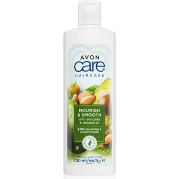 Avon Care Nourish & Smooth šampon a kondicionér 2 v 1 700 ml