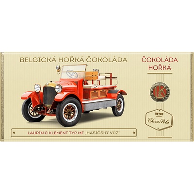 Choco Pola L&K MF hasičský vůz hořká 100 g
