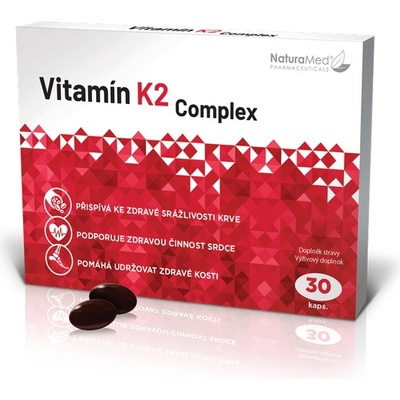 NaturaMed Vitamín K2 Complex 30 kapsúl