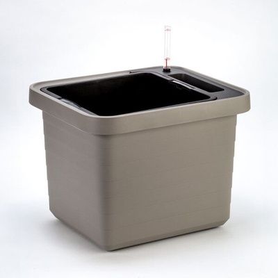 Plastia Samozavlažovací kvetináč Berberis UNO 45 cm - taupe 714007