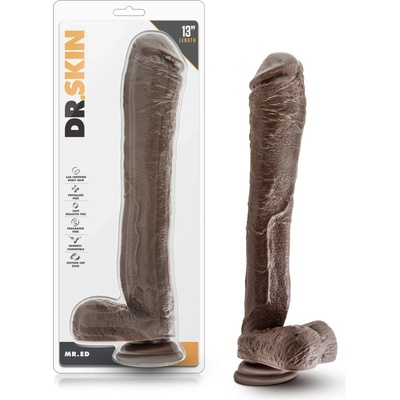 Пенис дилдо, екстремна дължина за дълбоко проникване, 33см. - Mr. Ed (BLUSH00610)