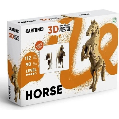 Cartonic 3D puzzle HORSE 112 ks