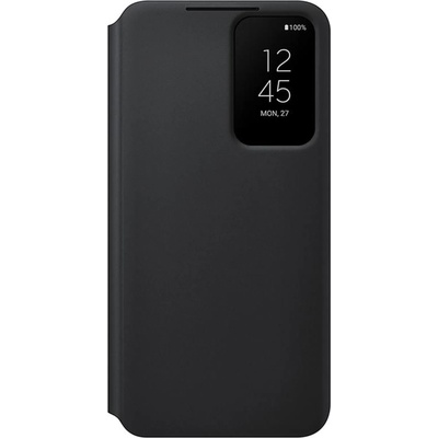 Samsung Оригинален калъф Samsung Clear View Cover за Samsung Galaxy S22 - Черен, EF-ZS901CBE