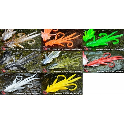 RedBass Nymfa Nr. 1 XL 13cm Red/White