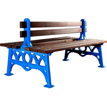 NIKA ДЪРВЕНА ДВОЙНА ПЕЙКА 180 x 88 x 93 СМ (1858/C)