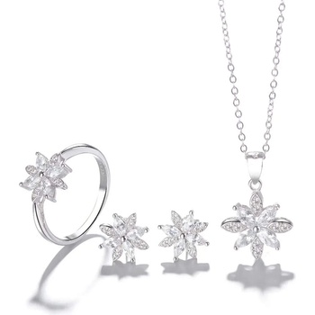 Silenti Jewelry Сребърен комплект "Благоприличие" - 8 - 57мм (18.1мм диам. )