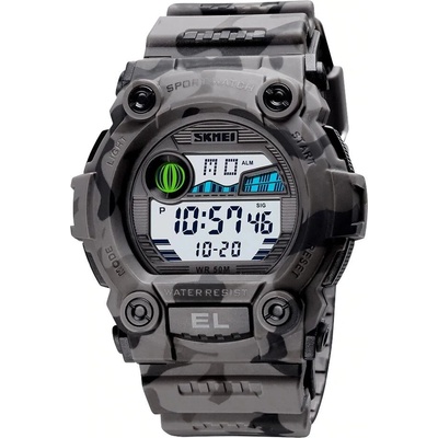Skmei Детски часовник SKMEI Sport Street, Удароустойчив, Сив, Различни цветове (SKMEI-1635-KIDS-GRAY)