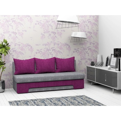 DST Канапе Diana-dst, сиво и лилаво