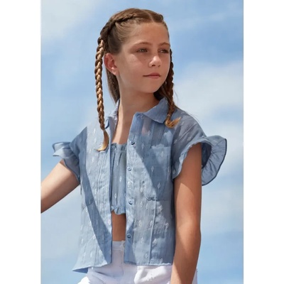 MAYORAL Комплект риза и топ лавандула за момиче Mayoral