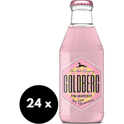 Goldberg Pink Grapefruit Soda 24 x 200 ml