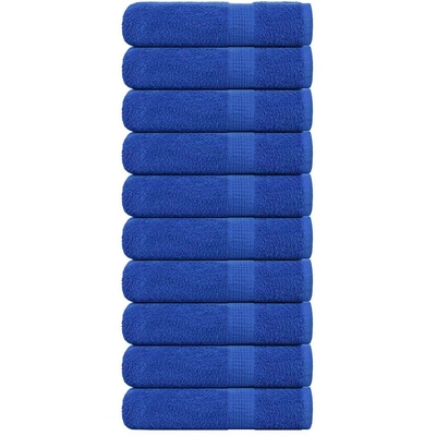 vidaXL Кърпи за ръце FROGN 10 бр. сини 50x100 см 360 г/м2 (136712)