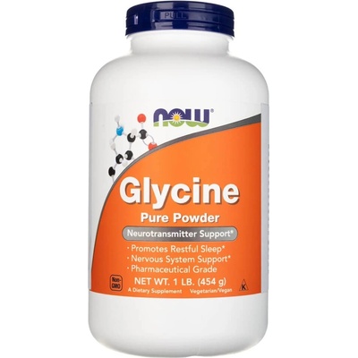Now Glycin čistý prášok 454 g
