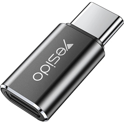Yesido Адаптер Type-C към Lightning с OTG функция - Yesido (GS22) - Сив