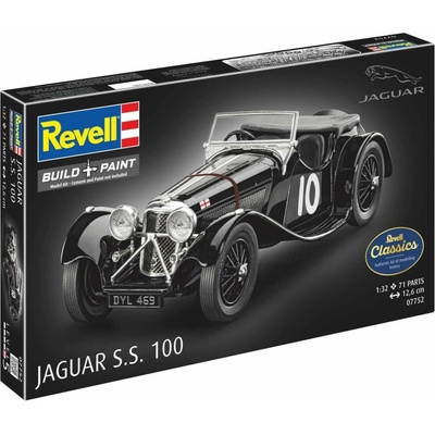 REVELL Plastic ModelKit auto 07752 Jaguar SS 100 1:32