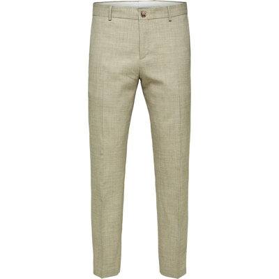 SELECTED Панталон с ръб 'Oasis' бежово, размер 56