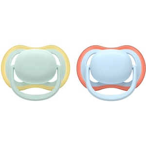 Philips Залъгалки Philips Avent - Ultra Air, 0-6 м, с кутийка, 2 броя, синя/зелена (SCF087/01) - ozone