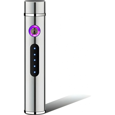 HARAHU Elektrický s USB nabíjaním RO-25705 Strieborná