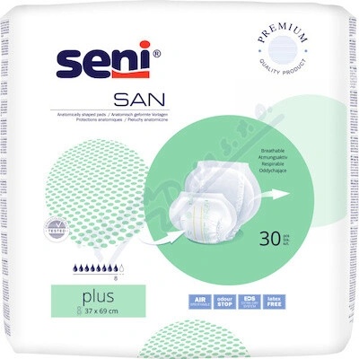 Seni San absorpční vložné pleny plus 30 ks