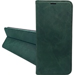 Gigapack iPhone 17 GIGAPACK Калъф с капак, с ефект на кожа, FLIP, премиум, ТЪМНОЗЕЛЕН GP-187826 (GP-187826)