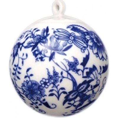 Cibulák Dubí Vánoční ozdoba koule malá C69 cibulový porcelán 10635
