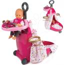 Doplnky pre bábiky Smoby Prebaľovací vozík pre bábiku Baby Nurse Zlatá edícia s postieľkou a kuchynkou