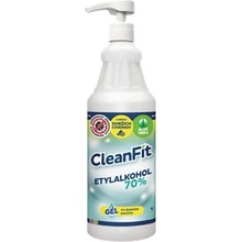 CleanFit ETYLALKOHOL 70% gél s vôňou sviežich citrónov 50 ml