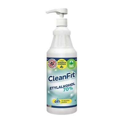 CleanFit ETYLALKOHOL 70% gél s vôňou sviežich citrónov 1 l