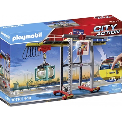 Playmobil 70770 Portálový žeriav s kontajnermi