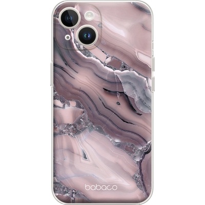 ERT GROUP Калъф Abstract за Iphone 15, Розов мрамор (BPCABS2013)