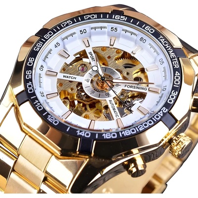 Forsining Часовник forsining to-14526 - Златен / Бял kp14526 (to-14526)