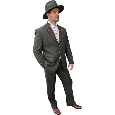 MATHIAS oblek se zeleným límcem – Zbozi.Blesk.cz