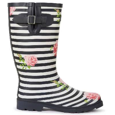 Обувки Trespass Elena boots - White / Black (Floral Stripe)